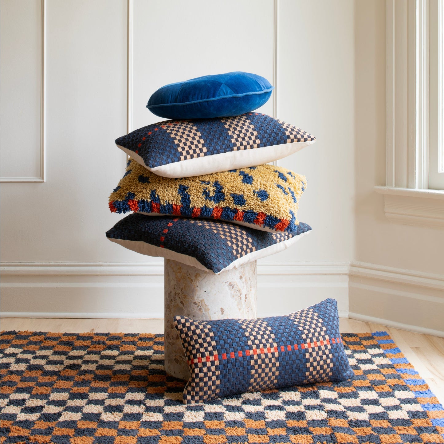 Schoolhouse x Clare V.® Georges Shag Wool Pillow