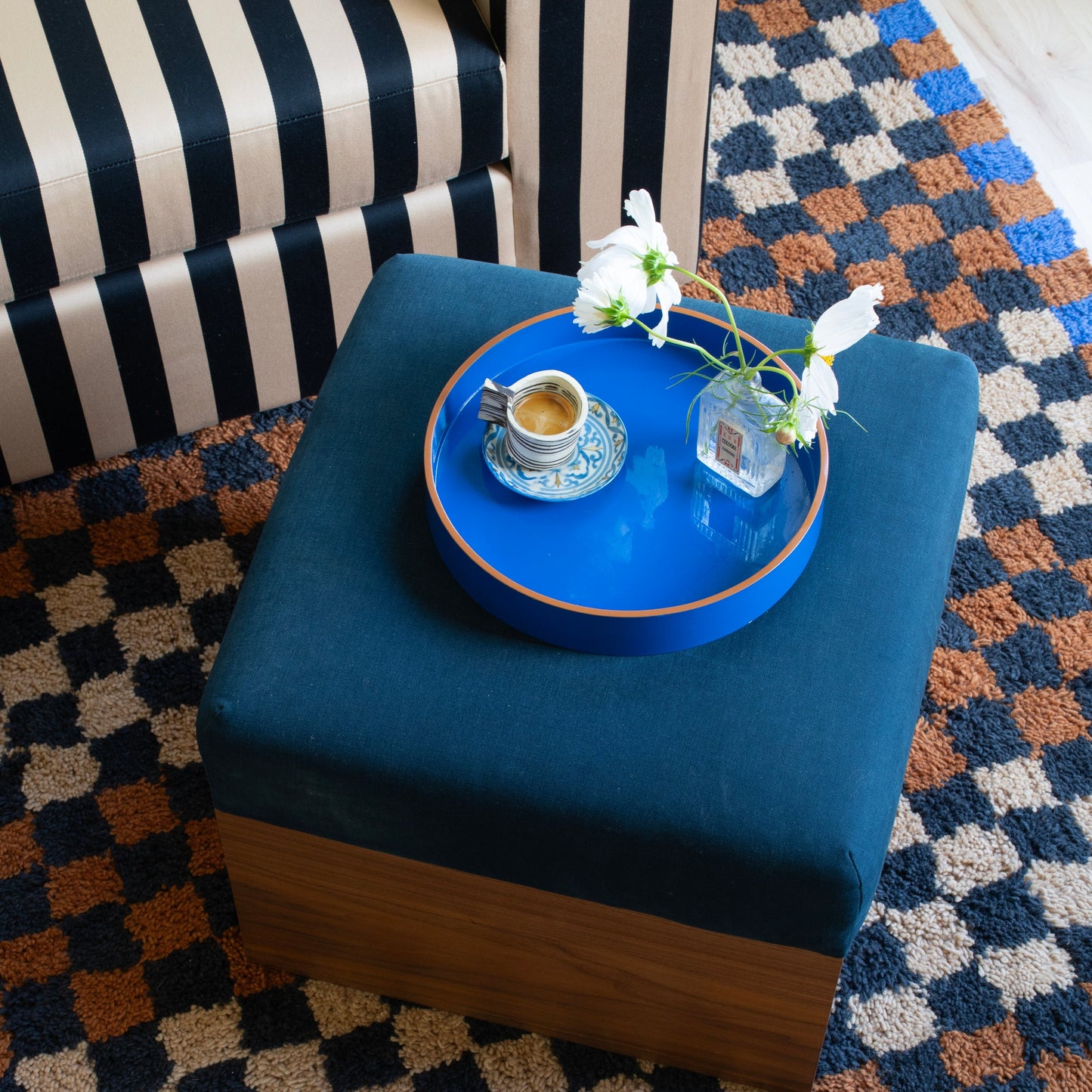 Schoolhouse x Clare V.® Sonia Round Lacquer Tray