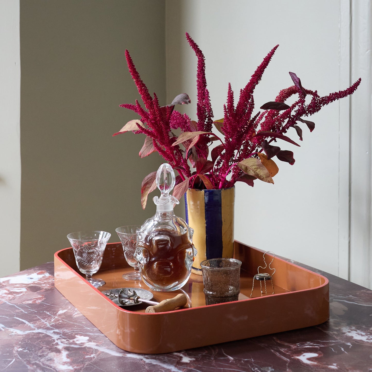 Schoolhouse x Clare V.® Sonia Rectangle Lacquer Tray