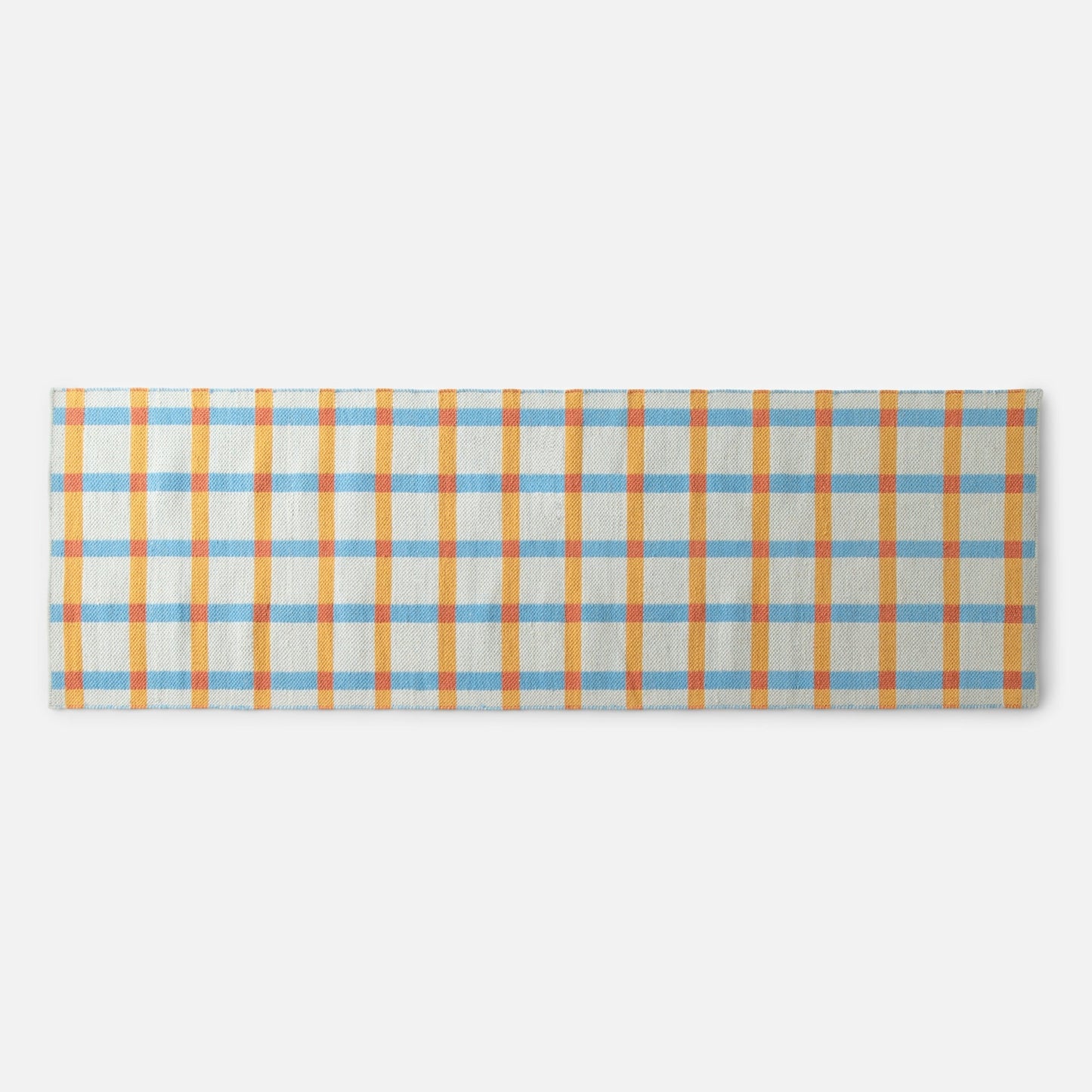 Plaid Wool Reversible Rug
