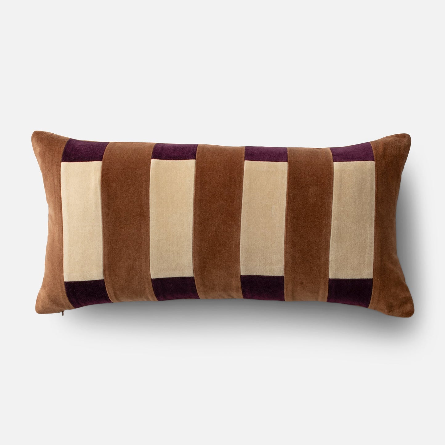 Pieced Velvet Pillow Cover