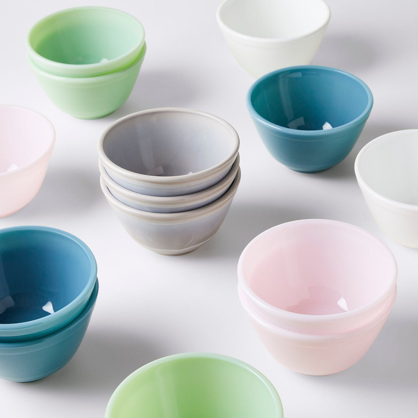 Mosser Colored Glass Dinnerware