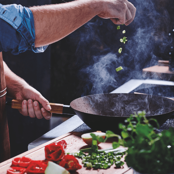 Alva Forest Carbon-Steel Wok, 12"