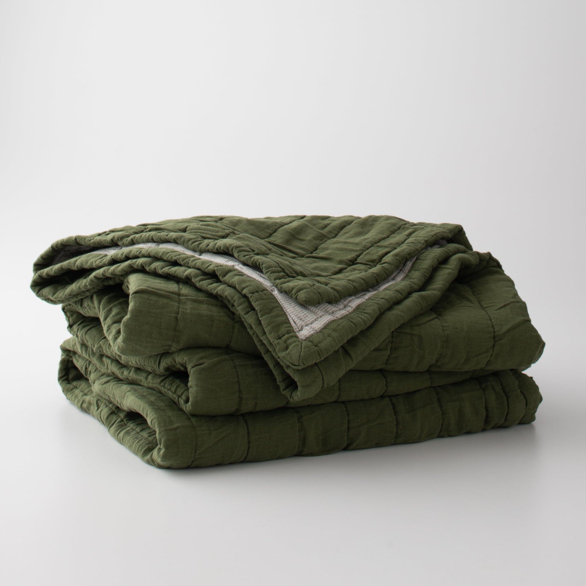 Channeled Cotton Quilt::alder::main