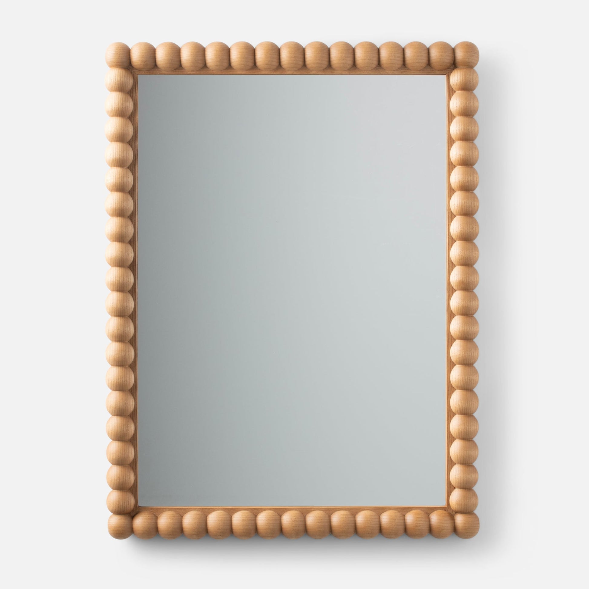 Bobbin Ash Mirror - Rectangle::ash wood::main
