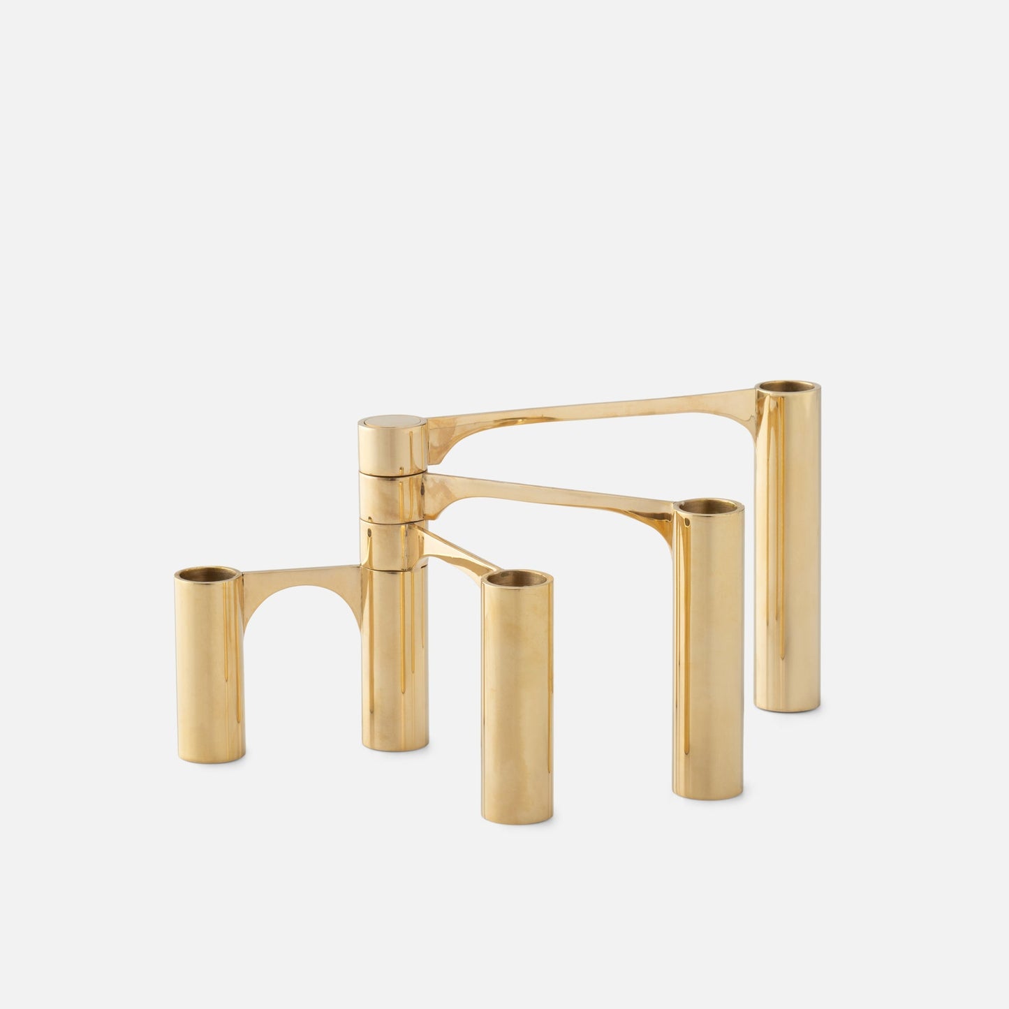 Brass Swing Arm Candelabra