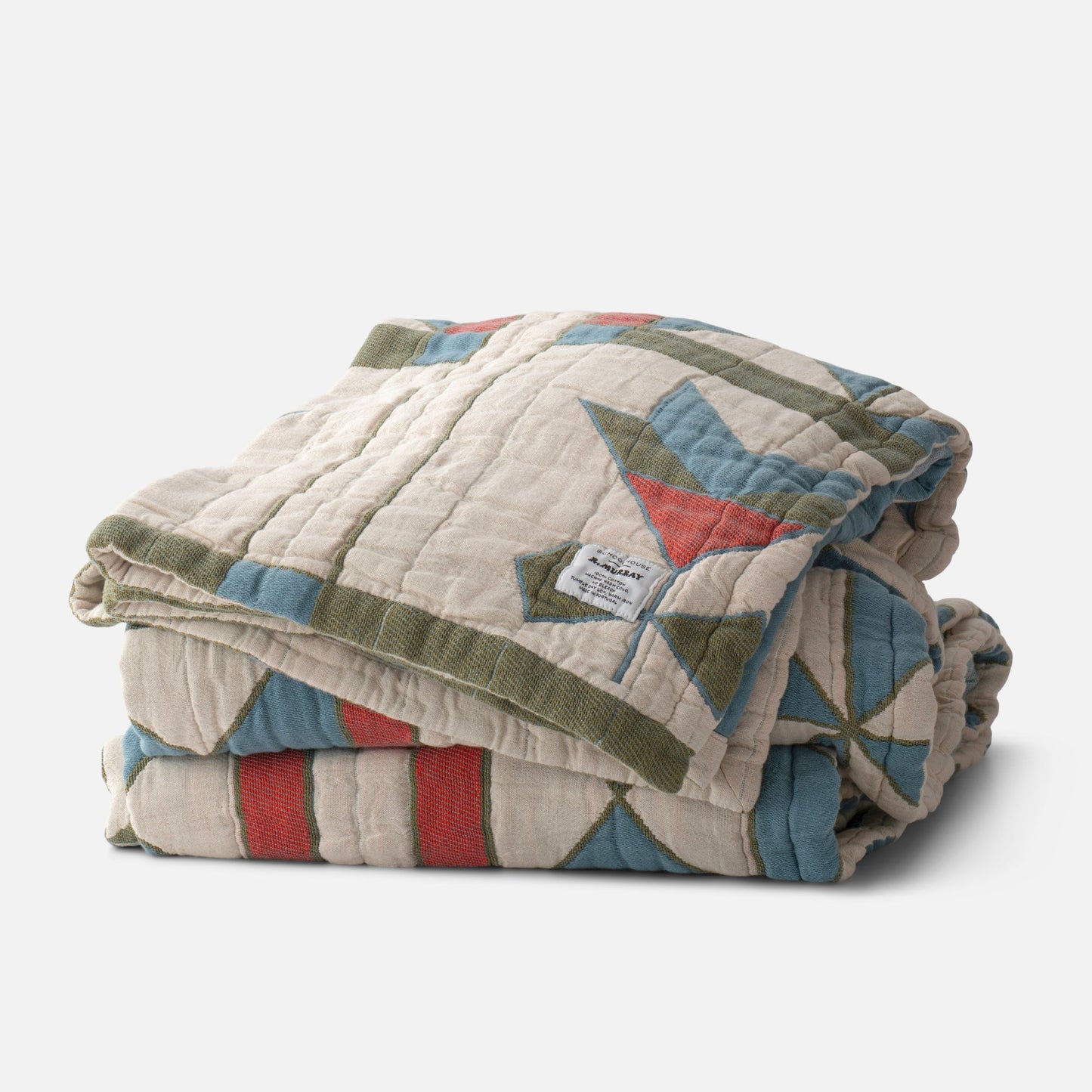Schoolhouse x Rachel Murray Windmill Cotton Quilt