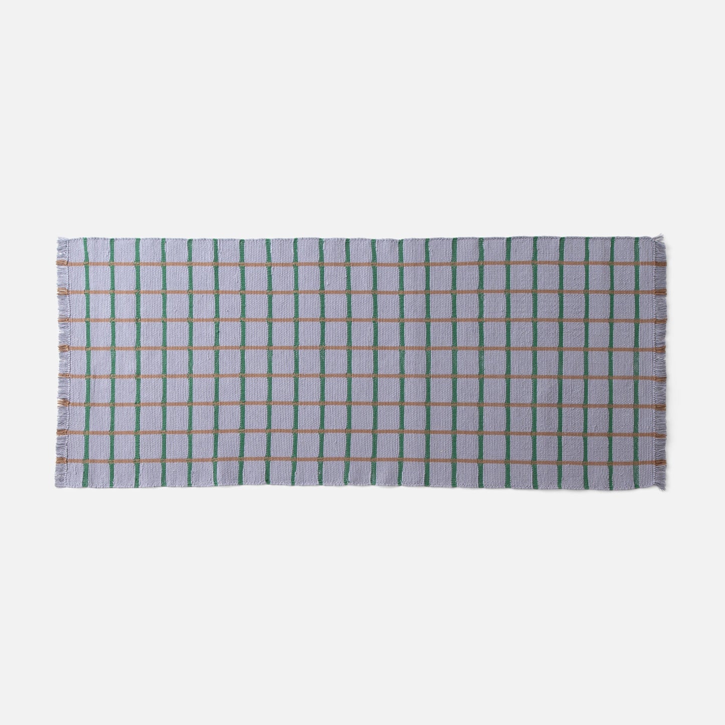 Cotton Grid Flatweave Rug