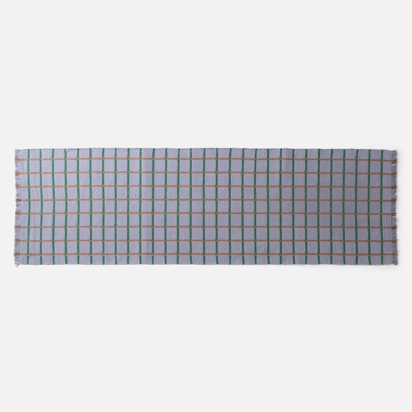 Cotton Grid Flatweave Rug