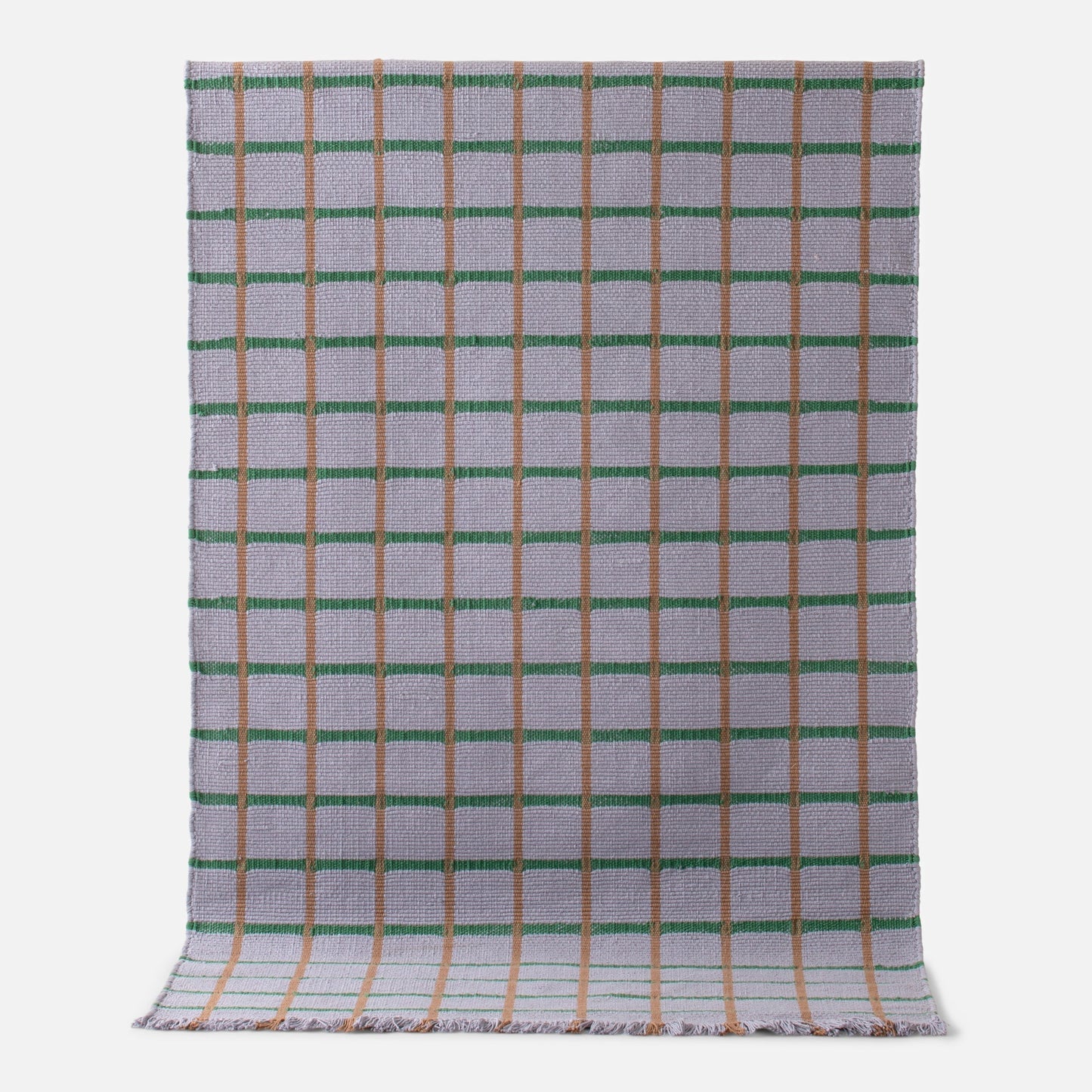 Cotton Grid Flatweave Rug
