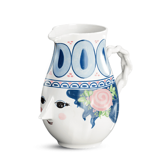 Bjørn Wiinblad Dora Jug, Blue