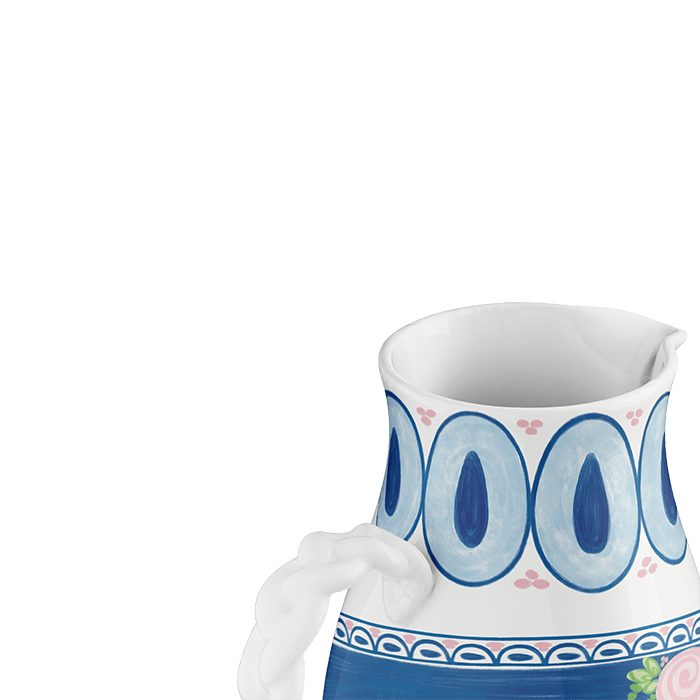 Bjørn Wiinblad Dora Jug, Blue