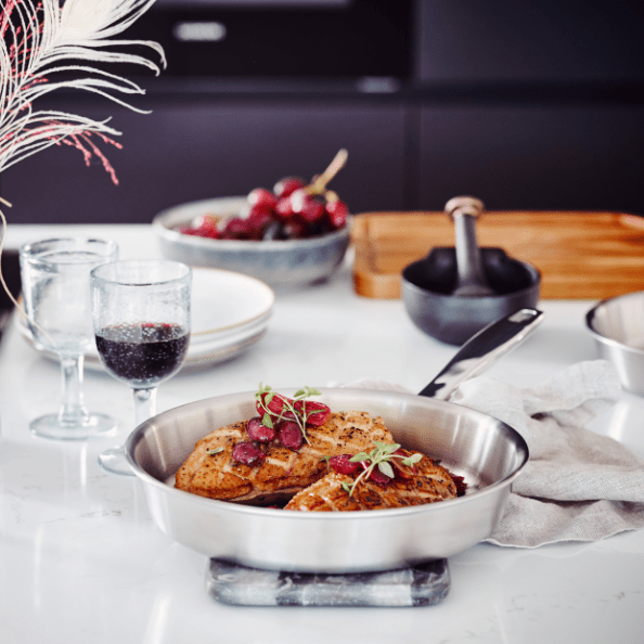 Alva Maestro 5-Ply Stainless-Steel Frying Pan