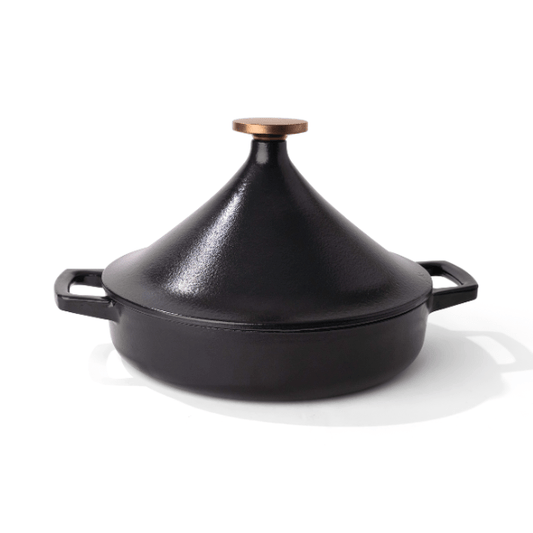 Alva Nori Enameled Cast-Iron Moroccan Tagine, 3QT