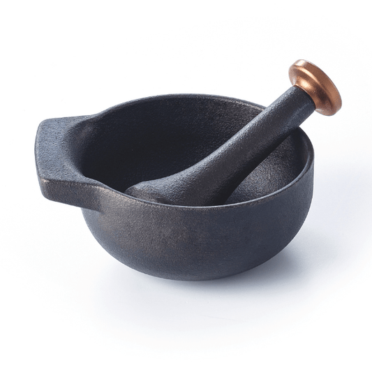 Alva Nori Cast-Iron Mortar & Pestle