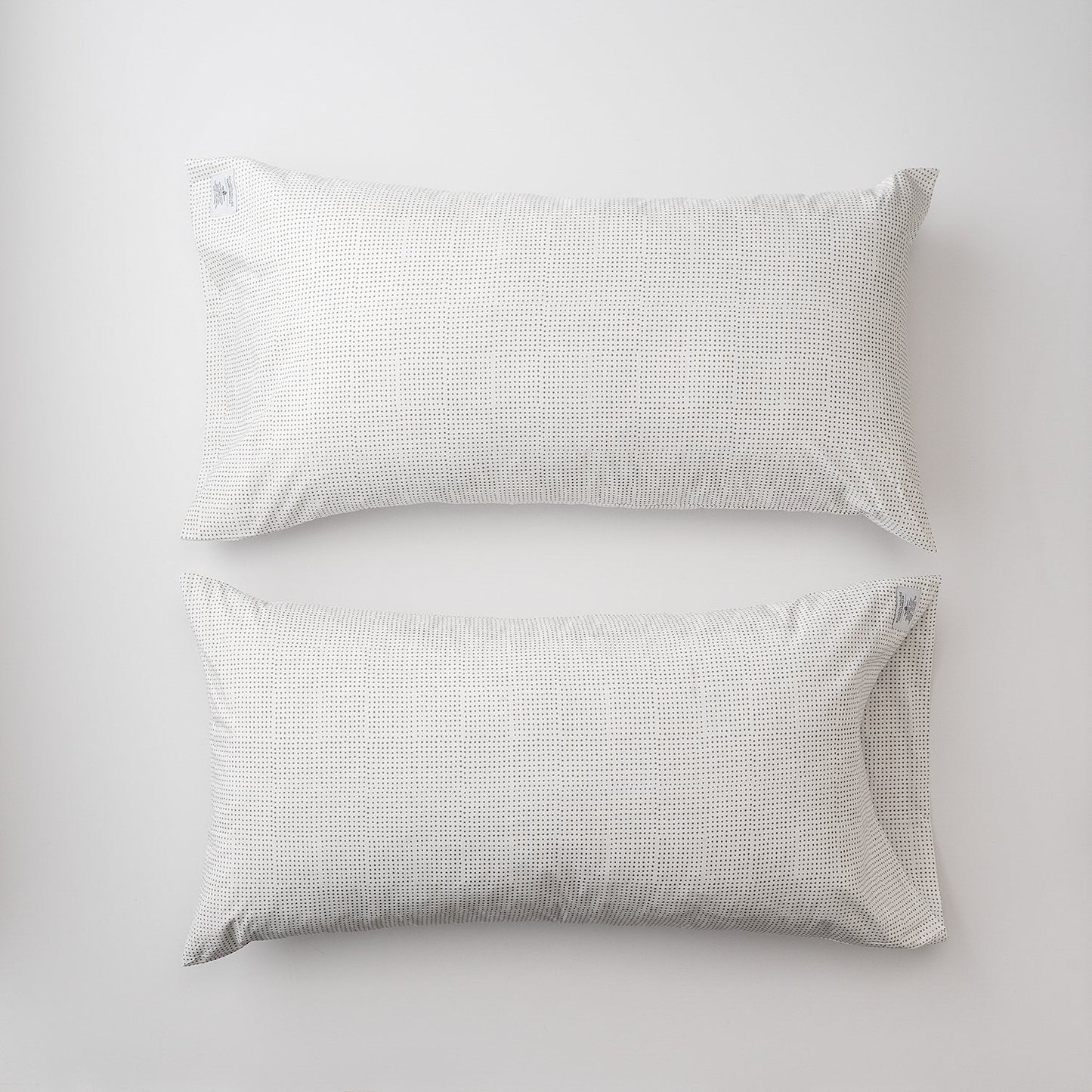 Dot Percale Pillow Case, Set of 2