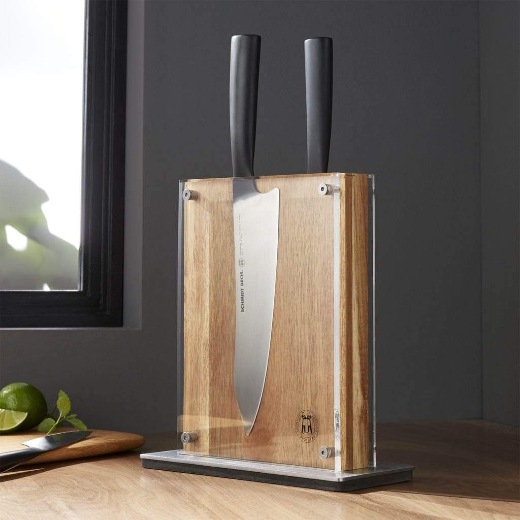 Schmidt Bros. Acacia Midtown Magnetic Knife Block