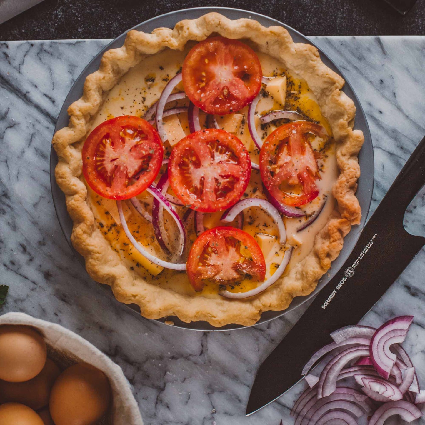 Schmidt Bros. Jet Black 7-Piece Knife Block Set