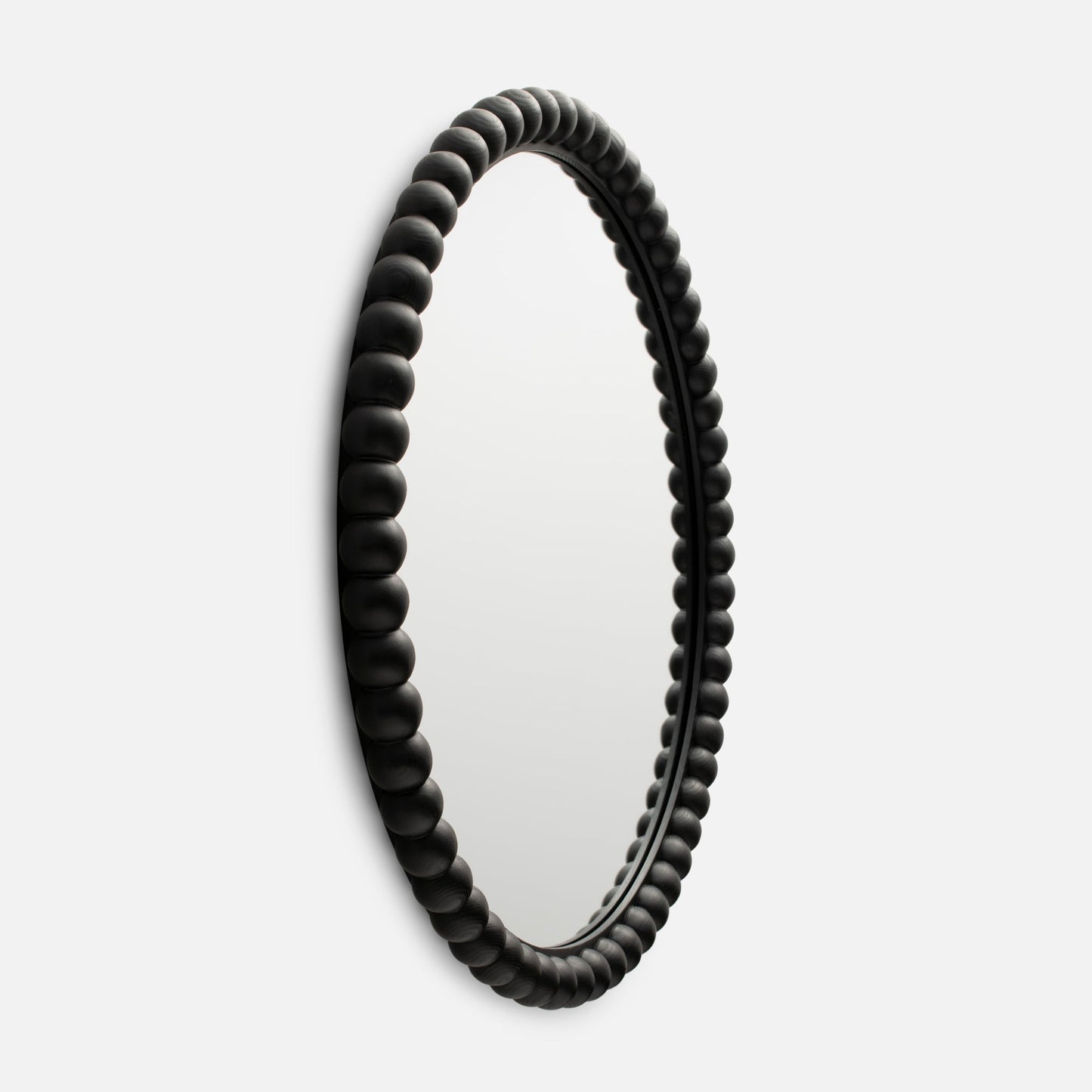 Bobbin Ash Mirror - Round
