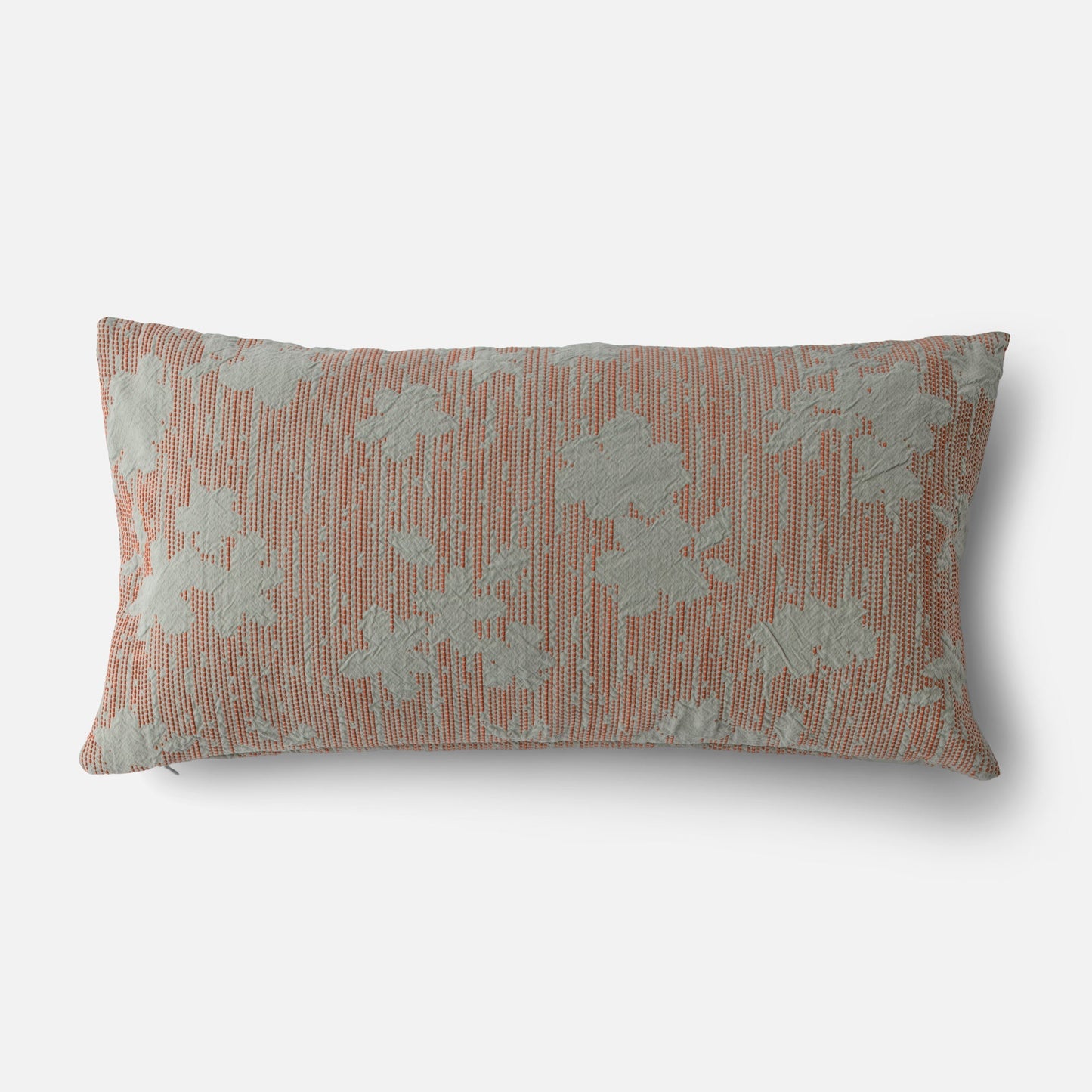 Shadow Floral Jacquard Pillow