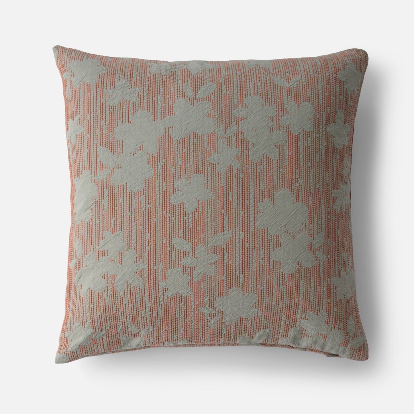 Shadow Floral Jacquard Pillow