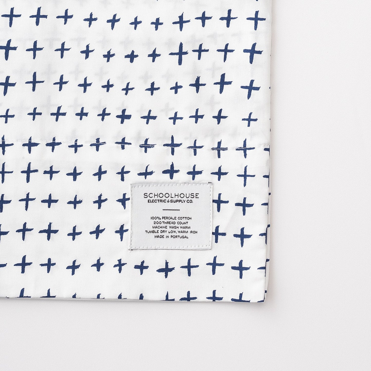 Navy Imperfect Plus Percale Sheet Set