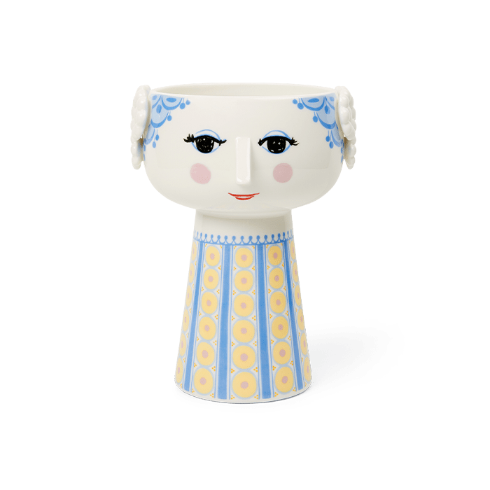 Bjørn Wiinblad Eva Vase, Light Blue